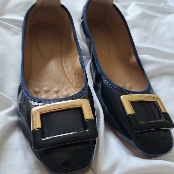 Dark Blue Flats, size 41 - Picture 2 of 5
